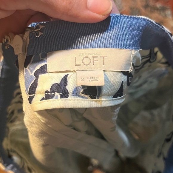 Ann Taylor Loft Paisley Skirt with Pockets - Picture 4 of 6